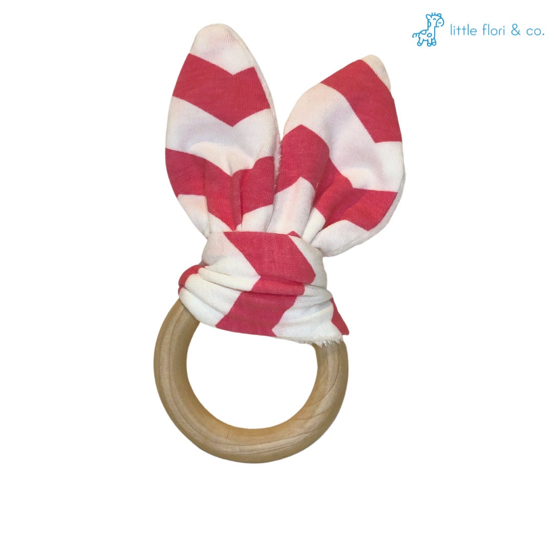 Cotton Fabric Bunny Teether