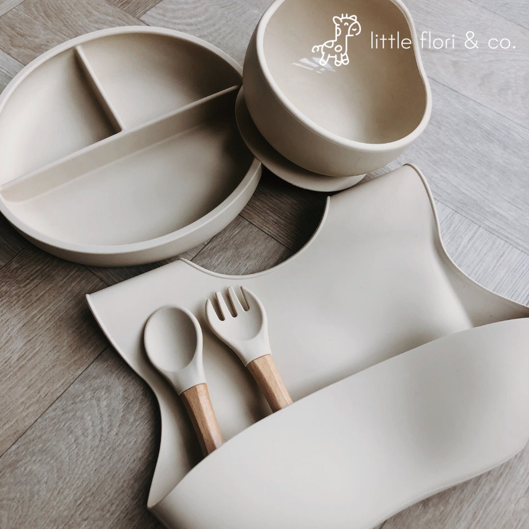 Silicone Baby Suction Feeding Set